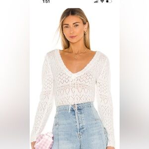 For love and lemons Blanca sweater.